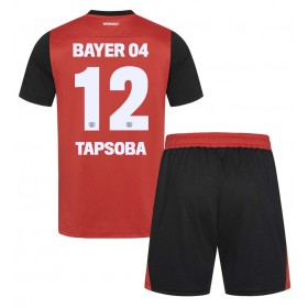 Bayer Leverkusen Edmond Tapsoba #12 Heimtrikot 2024-25 Kurzarm (+ kurze hosen)